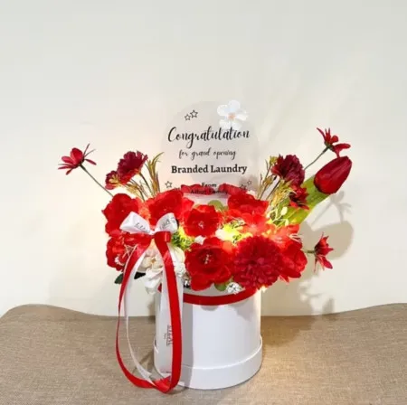 Bloom Box Akrilik Ucapan Grand Opening Malaka