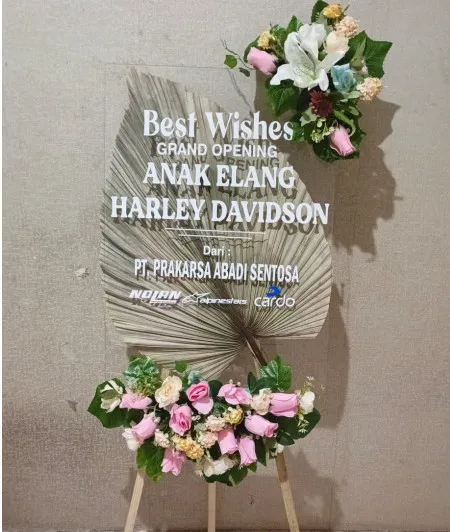 Papan Akrilik Ucapan Grand Opening Malaka